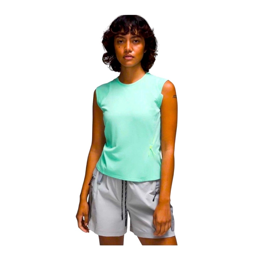 Lululemon Cap Sleeve Hiking Tank in Wild Mint size 6